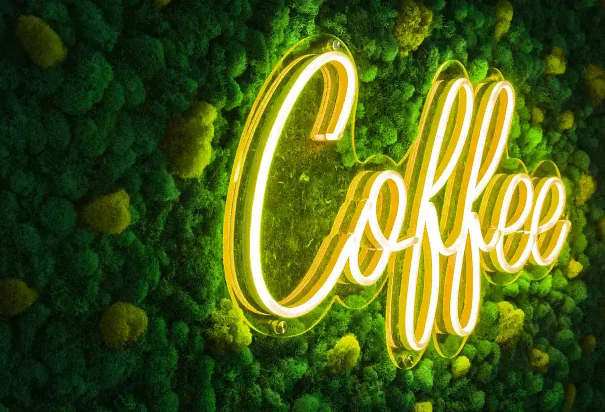 Exemple de logo réalisé en néon LED
